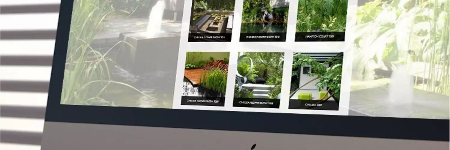 Outdoor Room site on iMac image